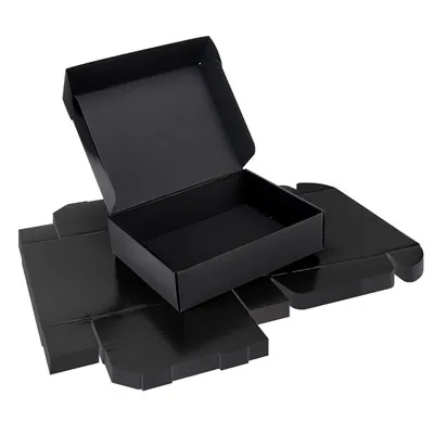 Cajas de correo corrugadas negras
